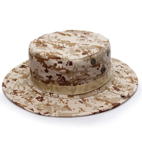 Chapeau De Camouflage De L'armée Américaine,Casquette De Seau Militaire Tactique,Casquette De Soleil De Randonnée De Chasse En Plein Air D'été Pour Hommes Et Femmes - Type Dd