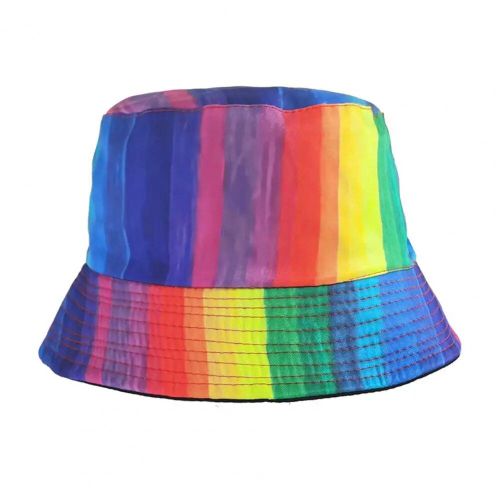 Chapeau De Bloc De Documents Arc-En-Ciel Pour Femmes Et Hommes,Chapeau De Bassin Portable Réversible,Chapeau De Soleil Extérieur D'été,Chapeau De Poisson Coloré,Chapeau De Suffolk,Mode,E27 - Type A