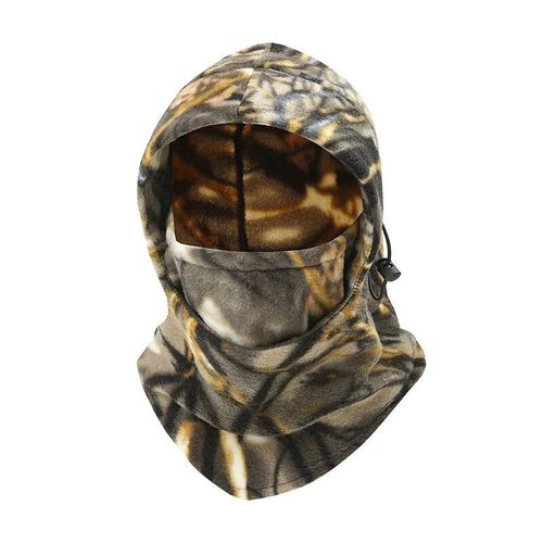 Chapeau De Cagoule Thermique En Polaire Pour Homme Et Femme,Cache-Cou À Capuche,Pour L'hiver,La Chasse,Le Poisson,Masque Facial Complet,Ski,Casquette Tactique Militaire - Type Reed 02