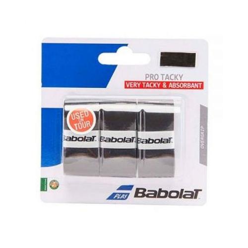 Accessoires: Overgrip Babolat Pro Tacky X3 Blanco-Taille-