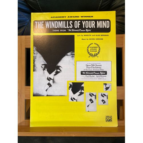 Windmills Of Your Mind Partition Chant Piano Accords Thomas Crown Alfred Music