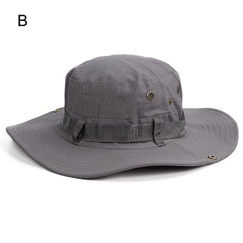 Chapeau De Randonnée En Coton Pour Hommes,Casquettes Safari,Chapeau Anderboonie Militaire,Casquette De Pêche Et De Chasse,Chapeau De Soleil D'été Pour Hommes,E27 - Type Color B