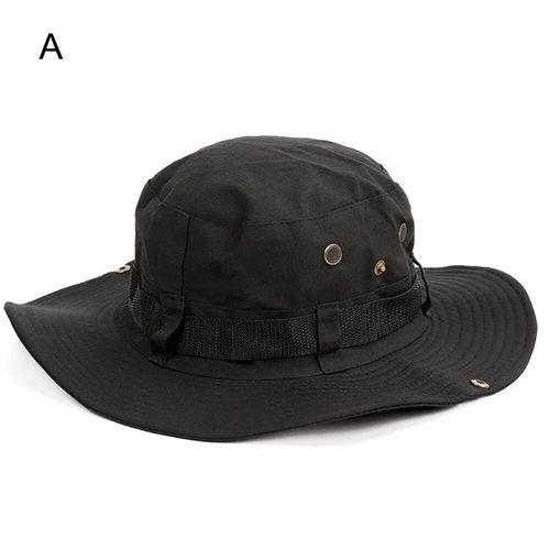 Chapeau De Randonnée En Coton Pour Hommes,Casquettes Safari,Chapeau Anderboonie Militaire,Casquette De Pêche Et De Chasse,Chapeau De Soleil D'été Pour Hommes,E27 - Type Color A