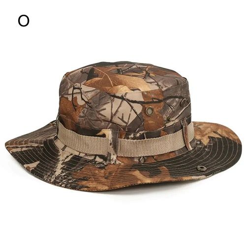 Chapeau De Randonnée En Coton Pour Hommes,Casquettes Safari,Chapeau Anderboonie Militaire,Casquette De Pêche Et De Chasse,Chapeau De Soleil D'été Pour Hommes,E27 - Type Color O