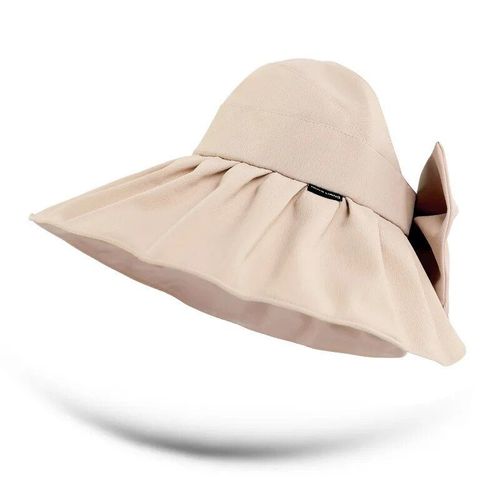 Chapeau De Soleil Africain Haut De Gamme Pour Femme,Grand Avant-Toit,Protection Solaire,Chapeau De Poisson Pliable,Chapeau De Suffolk,Chapeau De Randonnée À Grand Bord,Été - Type Butterfly 5
