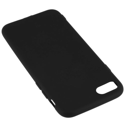 Coque Silicone Tpu Gel Souple Iphone Se 2022 / 2020 Et 8 / 7 - Noir Mat
