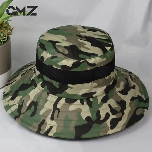 Chapeau D'été À L'épreuve Du Soleil,Casquette Respirante,Seau De Camouflage Tactique Pour Hommes Et Femmes,Camping,Pêche,Randonnée,Casquette D'exercice Militaire #C