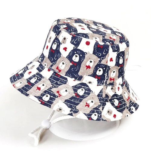 Chapeau D'été En Coton Fin Pour Bébé,Chapeau De Pêcheur À Motifs D'animaux,Protection Solaire Pour Enfants,Casquette De Bassin - Type Hat2