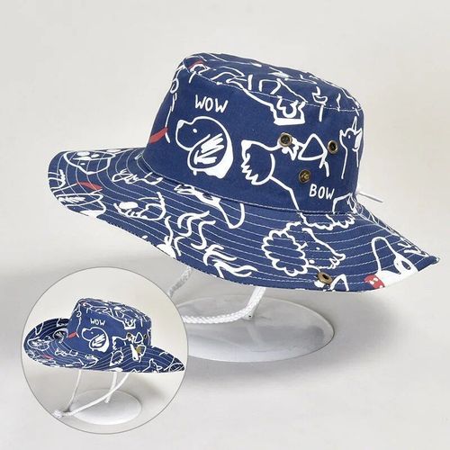 Chapeau D'été En Coton Fin Pour Bébé,Chapeau De Pêcheur À Motifs D'animaux,Protection Solaire Pour Enfants,Casquette De Bassin - Type Hat8