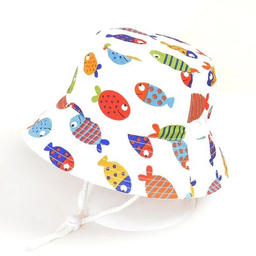 Chapeau D'été En Coton Fin Pour Bébé,Chapeau De Pêcheur À Motifs D'animaux,Protection Solaire Pour Enfants,Casquette De Bassin - Type Hat5