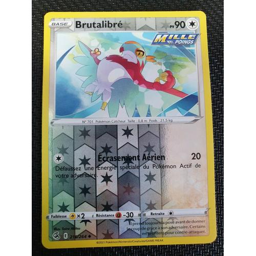 Carte Pokemon Brutalibre 216 / 264 Épée Et Bouclier 8 Poing De Fusion Reverse