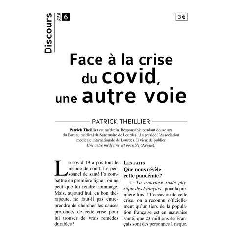 Face À La Crise Du Covid, Une Autre Voie