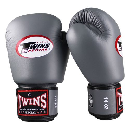 Gants De Boxe Twins - Gris14 Oz