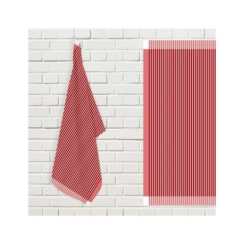 Lot De Torchons De Cuisine Coton Kent Rouge Et Blanc, Par Soleil D'ocre