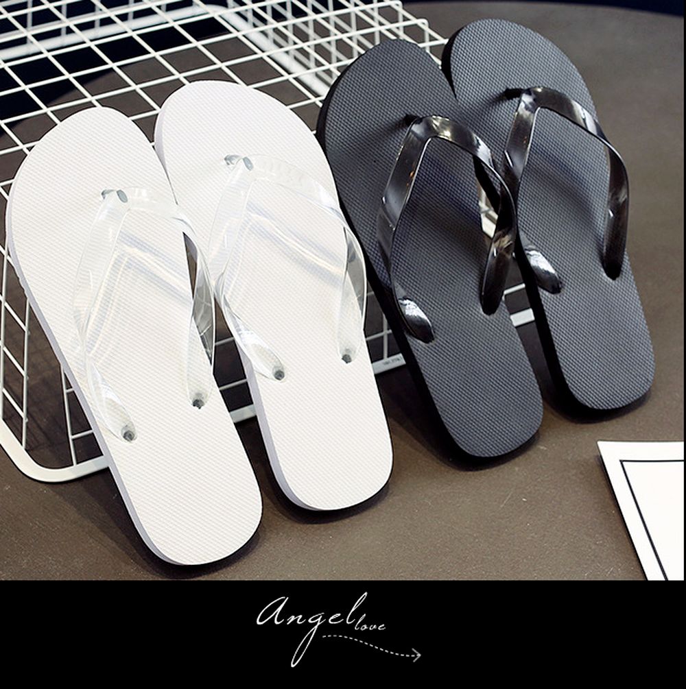 Sandales De Base En Caoutchouc Pour Hommes,Pantoufles D't,... - 2