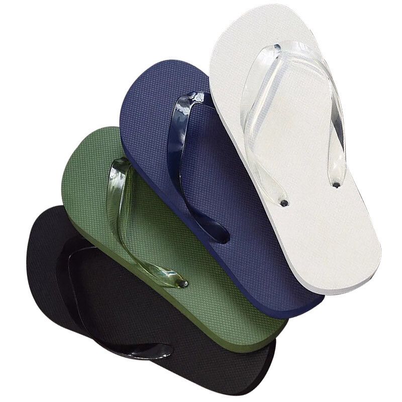 Sandales De Base En Caoutchouc Pour Hommes,Pantoufles D't,... - 3