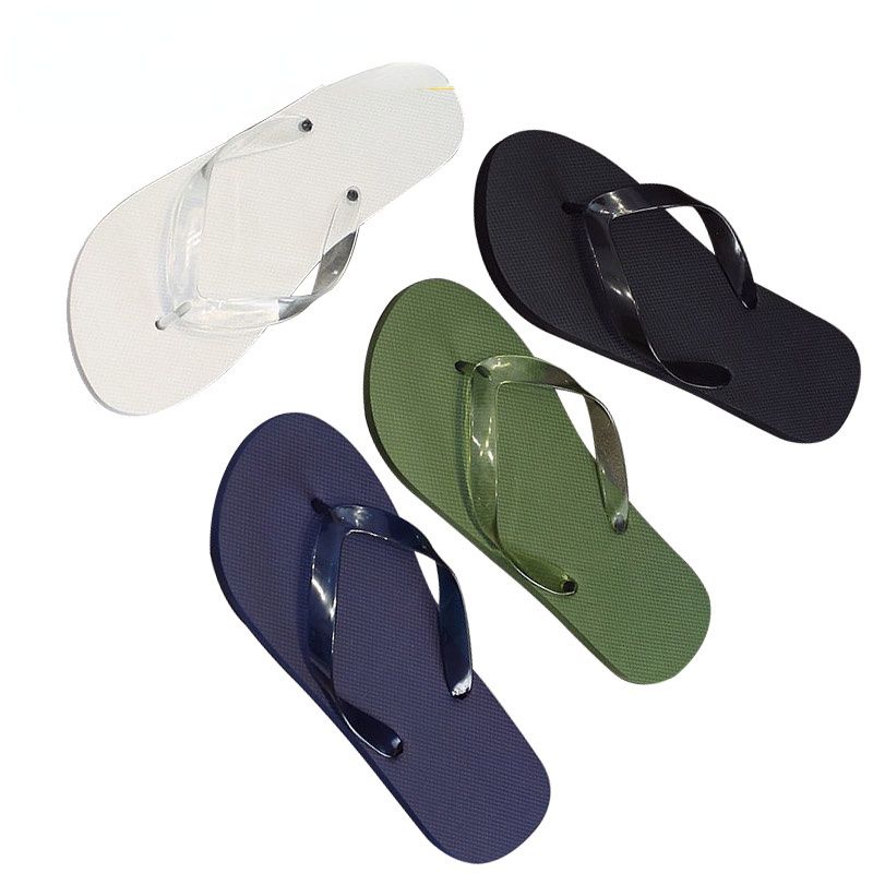 Sandales De Base En Caoutchouc Pour Hommes,Pantoufles D't,... - 4