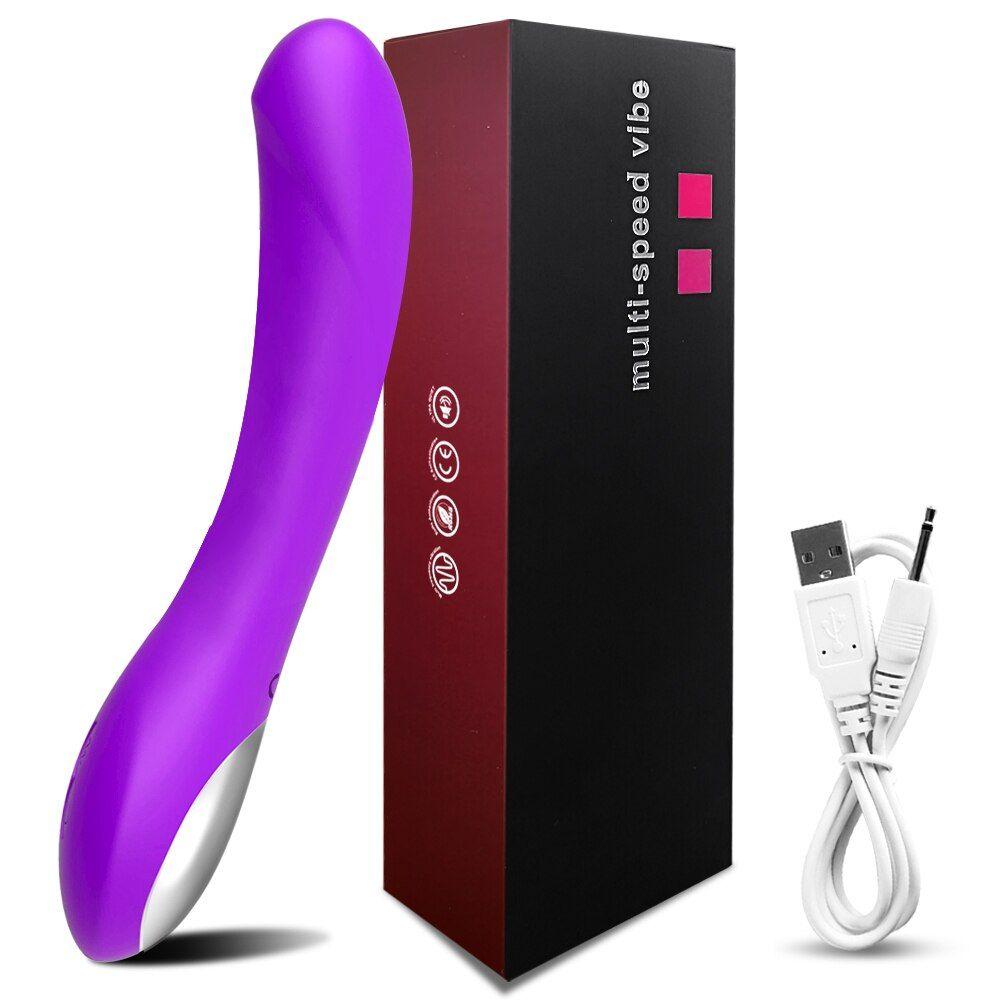 ZD012-PU-BOX Vibromasseur puissant en Silicone souple pour femmes,  stimulateur de Clitoris, gode réaliste pour point G, vibrants pour adultes  | Rakuten