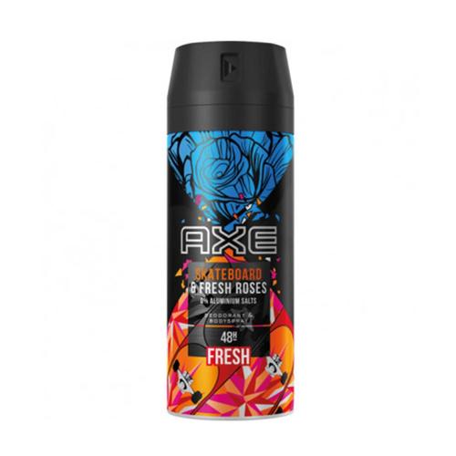 Axe Skateboard Desodorante Fresh Roses 150ml Vaporizador 