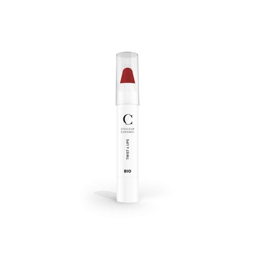 Couleur Caramel Twist&lips Barra De Labios 407 Glossy Red 1un 