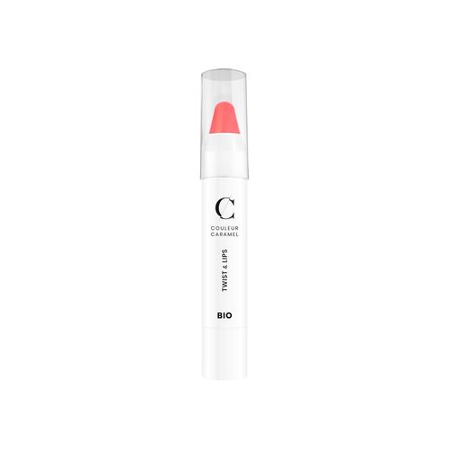 Couleur Caramel Twist&lips Barra De Labios 408 Pearly Pink 1un 