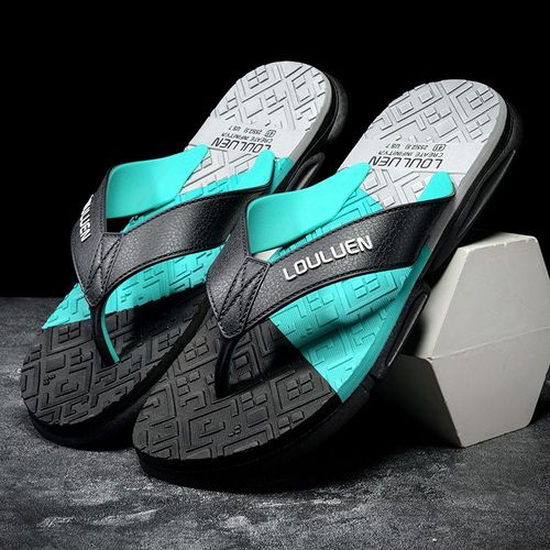 Tongs De Plage Respirantes Pour Hommes,Pantoufles D'été Décontractées,Sandales D'extérieur