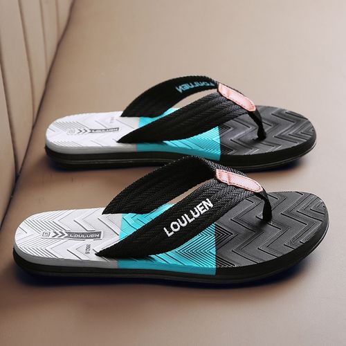 Tongs De Plage Respirantes Pour Hommes,Pantoufles D'été Décontractées,Sandales D'extérieur