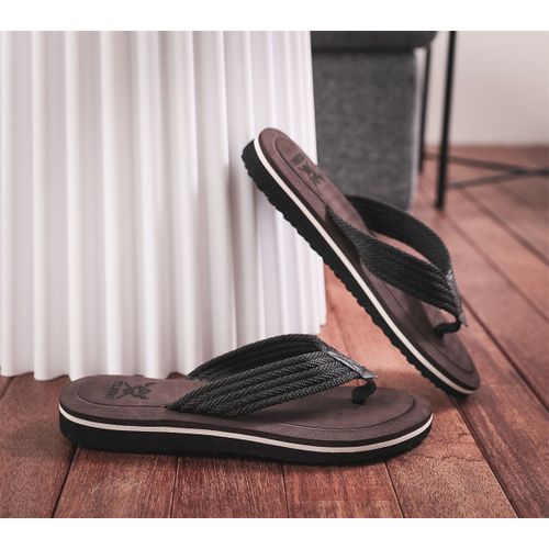 Pantoufles D'été Pour Hommes,Tongs De Plage Antidérapantes,Chaussures Plates Décontractées,Pantoufles D'intérieur,Zapatillas Hombre Casa