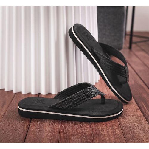 Pantoufles D'été Pour Hommes,Tongs De Plage Antidérapantes,Chaussures Plates Décontractées,Pantoufles D'intérieur,Zapatillas Hombre Casa