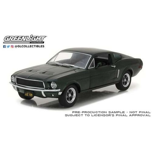 Ford Mustang GT Fastback vert 1968 1/24 Greenlight