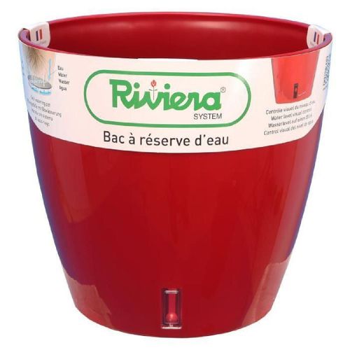 Riviera Pot Rond Eva New En Plastique - Ø 46 Cm - 49 L - Rouge