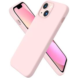 Coque iPhone 13 mini Pink Rose en silicone + Verre Trempé