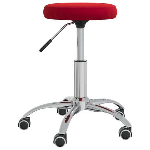 Vidaxl Chaise De Salle À Manger Rouge Bordeaux Velours