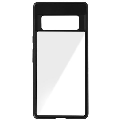 Coque Google Pixel 6 Pro Coins Renforcés Dos Transparent Contour Noir