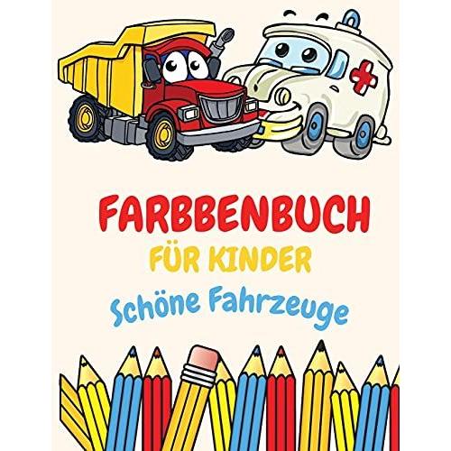 Cool Vehicles Malbuch Für Kinder