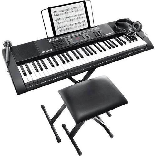 Alesis Harmony61mkii - Clavier Arrangeur 61 Touches + Stand, Banquette, Casque Et Micro
