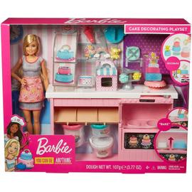 Coffret pour Barbie bouttique de pâtisserie : poupée Mannequin + St