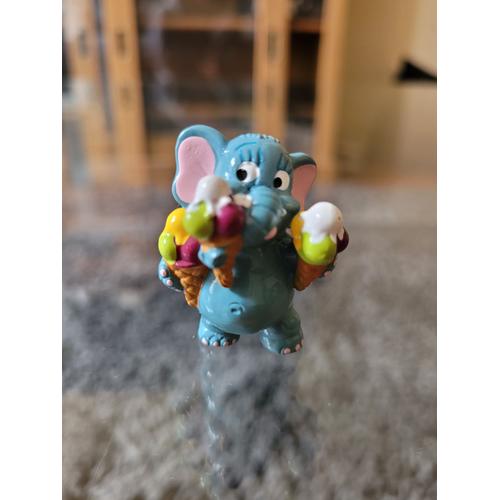 Jouet Figurine Kinder - Collection Eléphant - Eléphant Gourmand