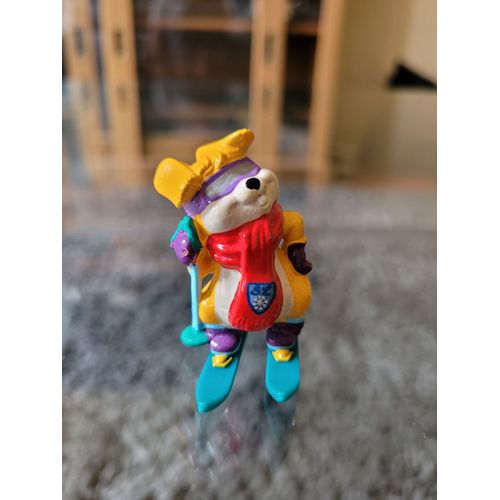 Jouet Figurine Kinder - Collection Ours - Ours Au Ski