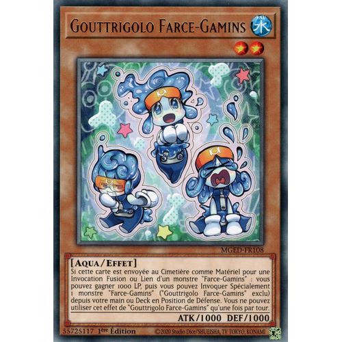 Yu-Gi-Oh - Mged Fr108 Gouttrigolo Farce Gamins Gold Rare