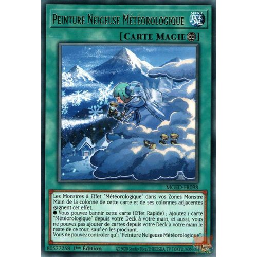 Yu-Gi-Oh - Mged Fr098 Peinture Neigeuse Météorologique Gold Rare