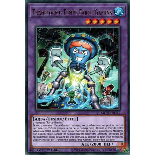 Yu-Gi-Oh - Mged Fr112 Transforme Temps Farce Gamins Gold Rare