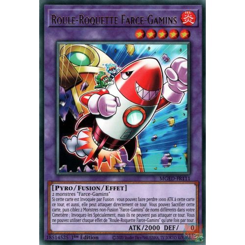 Yu-Gi-Oh - Mged Fr111 Roule Roquette Farce Gamins Gold Rare