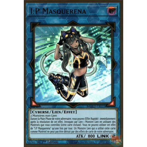 Yu-Gi-Oh - Mged-Fr035 - I:P Masquerena - Premium Gold Rare 1ère Édition