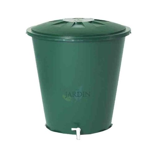 Réservoir d'eau en polypropylène de 500 L + Couvercle. Diamètre 100 cm, Hauteur 110 cm. Capacité exacte de 510 L.