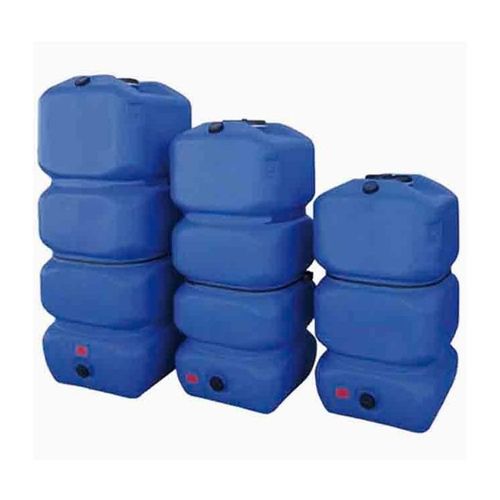 RÉSERVOIR EN POLYÉTHYLÈNE CARRÉ pour EAU POTABLE (750 litres). Dimensions : 74x74x166 cm. Spécial pour une utilisation extérieur