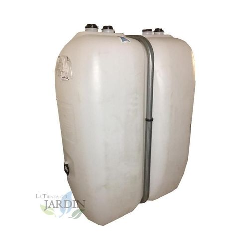 Réservoir rectangulaire pour essence/gasoil de 1000 litres homologué. Dimensions : Longueur 134cm, Largeur 62cm, Hauteur 167cm