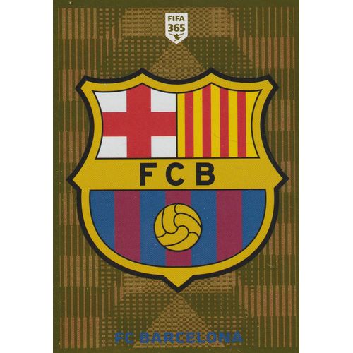 N° 99 - Stickers Image Vignette - Panini Fifa 365 - 2020 - The Golden World Of Football - Logo - Fc Barcelone
