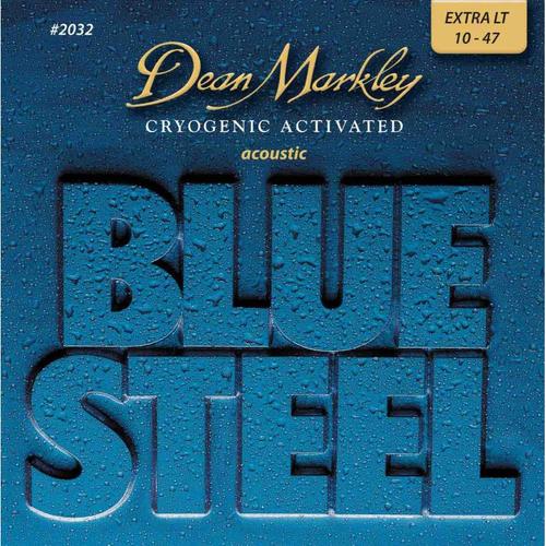 Dean Markley 2032 Blue Steel Bronze Extra Light - Jeu De Cordes Guitare Acoustique