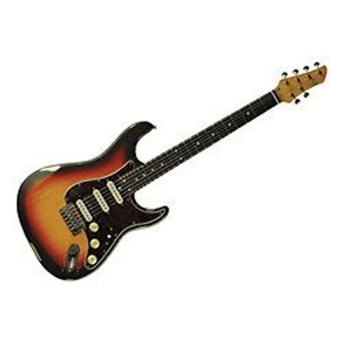Eko Aire-Relic-Sb - Guitare Electrique Type Strat Aire Relic Sunburst